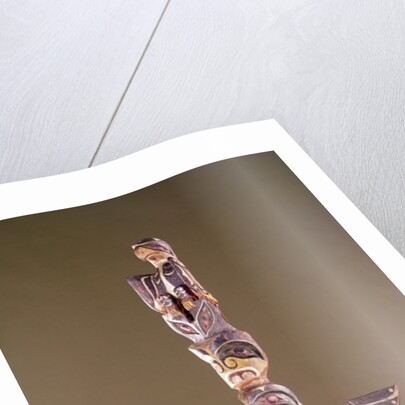 Tinglit Bird Clan totem pole by American School