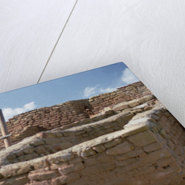 Pueblo Indian dwelling and Kiva, built 11th-14th century by Anonymous
