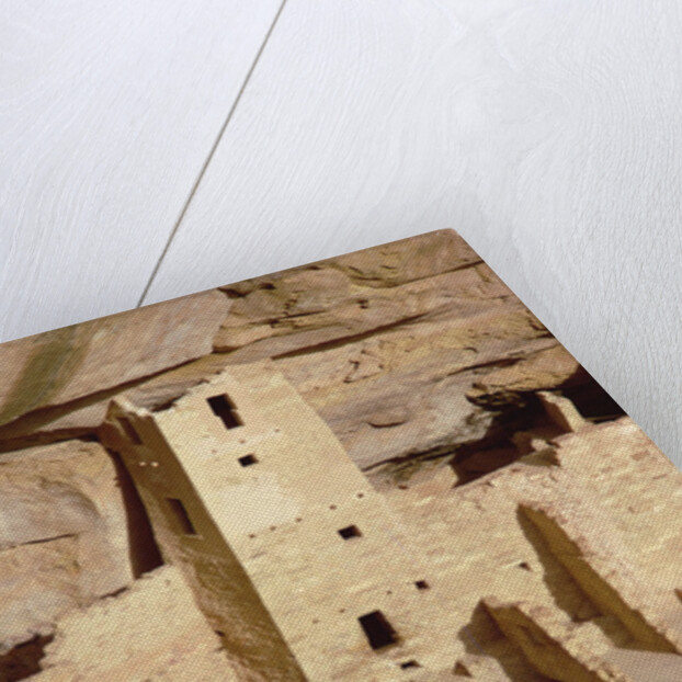 Remains of Pueblo Indian cliff dwellings, built 11th-14th centuries by Anonymous