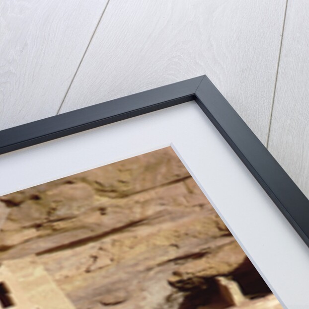 Remains of Pueblo Indian cliff dwellings, built 11th-14th centuries by Anonymous
