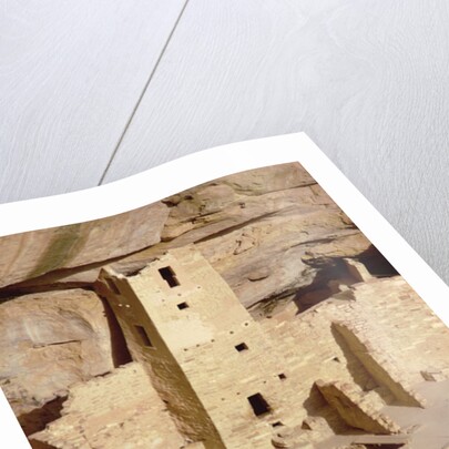 Remains of Pueblo Indian cliff dwellings, built 11th-14th centuries by Anonymous