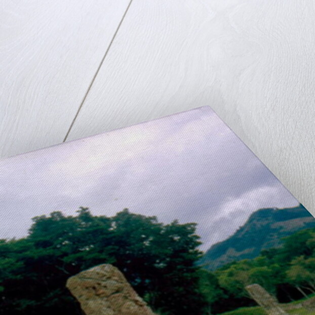 Stele in forecourt of Central Plaza by Mayan Mayan