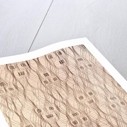 Sheer cloth with jaguar faces, Paracas tribe by Pre-Columbian Pre-Columbian