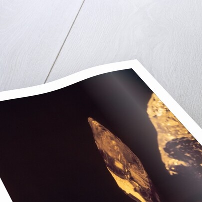 Knapped axe or spear head by Paleolithic Paleolithic