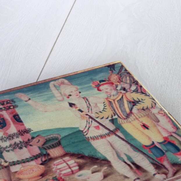 Rene Goulaine de Laudonniere and Chief Athore in front of Ribault's Column, c.1570 by Jacques (1533-88) Le Moyne