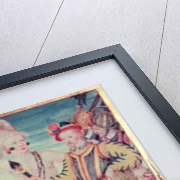 Rene Goulaine de Laudonniere and Chief Athore in front of Ribault's Column, c.1570 by Jacques (1533-88) Le Moyne