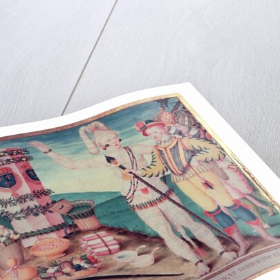 Rene Goulaine de Laudonniere and Chief Athore in front of Ribault's Column, c.1570 by Jacques (1533-88) Le Moyne