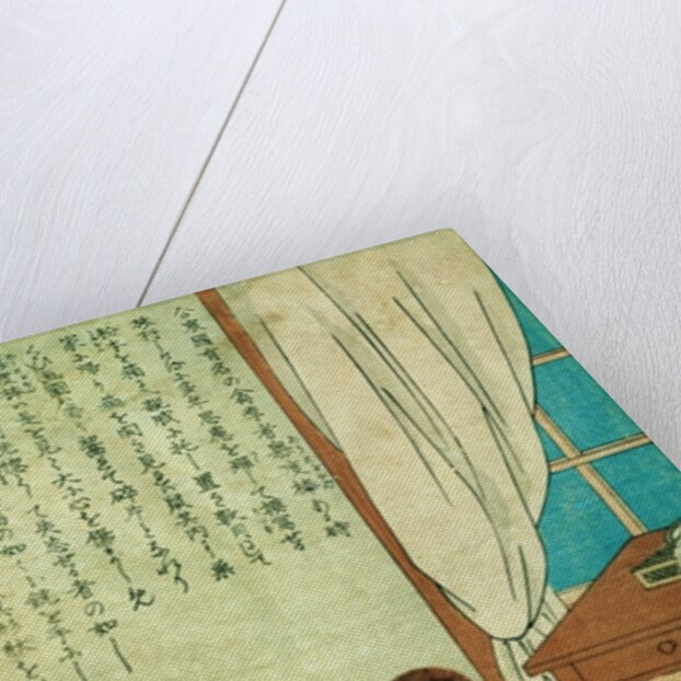 JJ Audubon on a trip to Japan disovers a rat, c.1840 by Japanese School