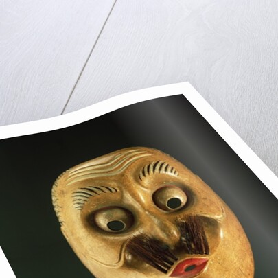 Comical Mask, Noh Theatre by Japanese School