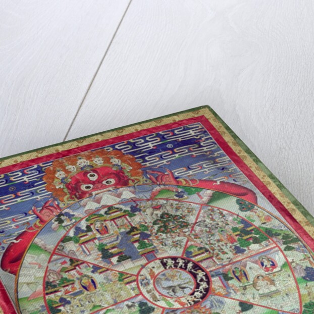 Dharmachakra, Wheel of Transmigratory Existence by School Tibetan