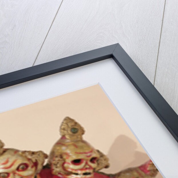 Mahakala dance mask by School Tibetan