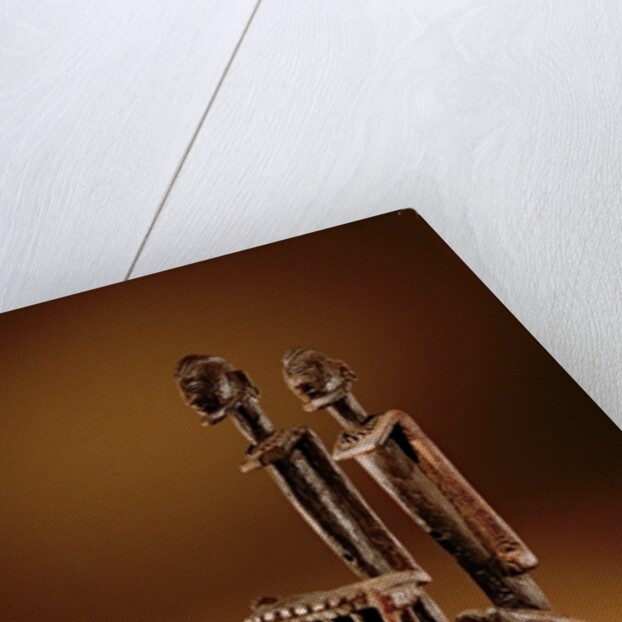 Figures with xylophone by Culture Dogon