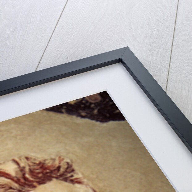 Detail of St Onuphrius and scene from his life by Master of the Fogg Pieta