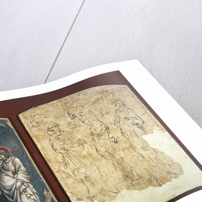 Christ on the cross with the Virgin and St John the Evangelist by Gaspare di Spinello