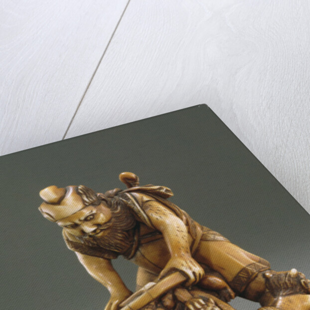 Figure of Shoki the demon queller by Japanese School