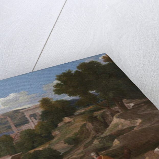 Landscape with Saint John on Patmos, 1640 by Nicolas Poussin