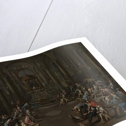 The Synagogue, 1725-35 by Alessandro Magnasco