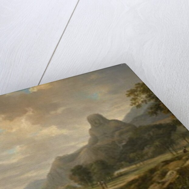 Mount Athos Carved as a Monument to Alexander the Great, 1796 by Pierre Henri de Valenciennes