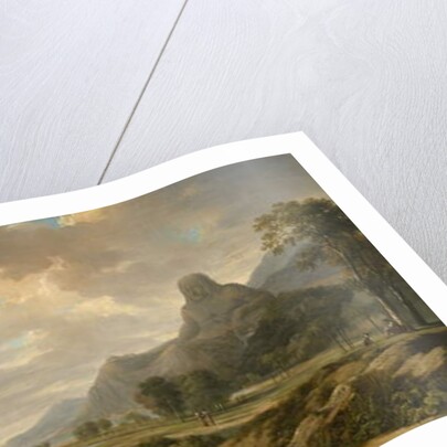 Mount Athos Carved as a Monument to Alexander the Great, 1796 by Pierre Henri de Valenciennes