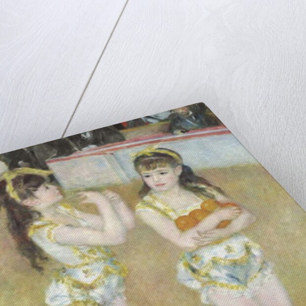 Acrobats at the Cirque Fernando, Francisca and Angelina Wartenberg, 1879 by Pierre Auguste Renoir