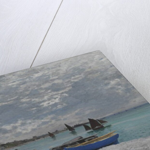 The Beach at Sainte-Adresse, 1867 by Claude Monet