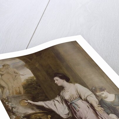 Lady Sarah Bunbury Sacrificing to the Graces, 1763-65 by Joshua Reynolds