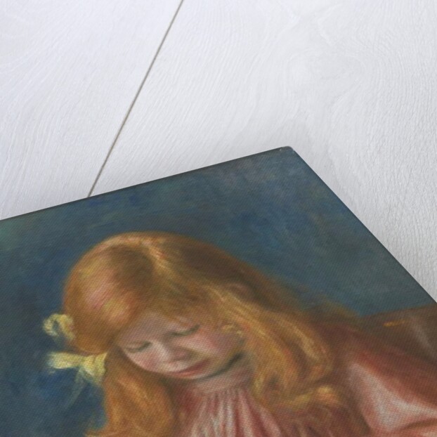 Jean Renoir Sewing, 1899-1900 by Pierre Auguste Renoir