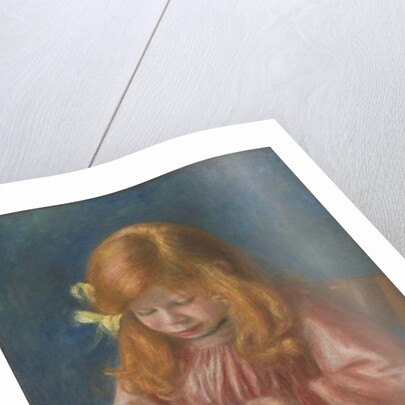 Jean Renoir Sewing, 1899-1900 by Pierre Auguste Renoir