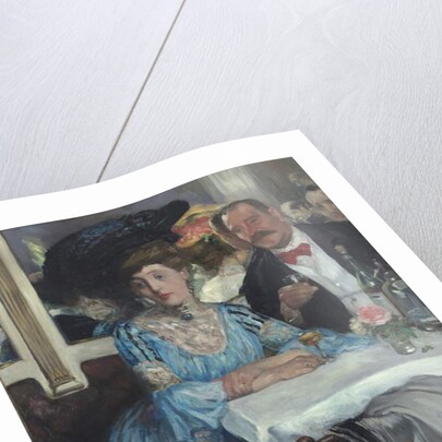 At Mouquin's, 1905 by William James Glackens