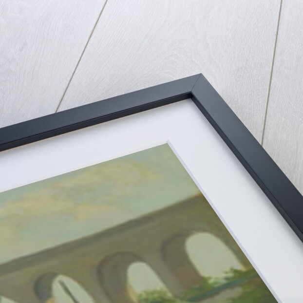 The Arcueil Aqueduct at Sceaux Railroad Crossing, 1874 by Jean Baptiste Armand Guillaumin