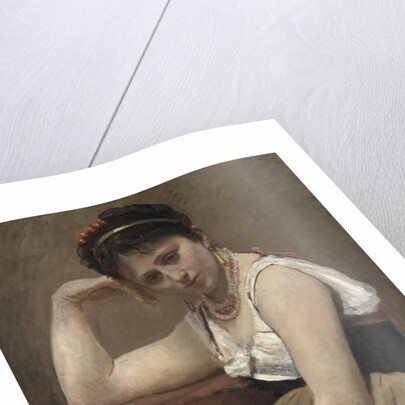 Interrupted Reading, c.1870 by Jean Baptiste Camille Corot