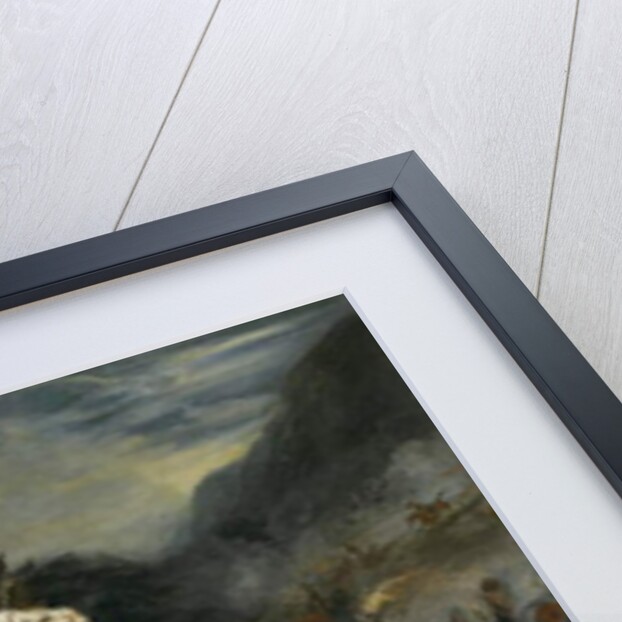 The Combat of the Giaour and Hassan, 1826 by Ferdinand Victor Eugene Delacroix