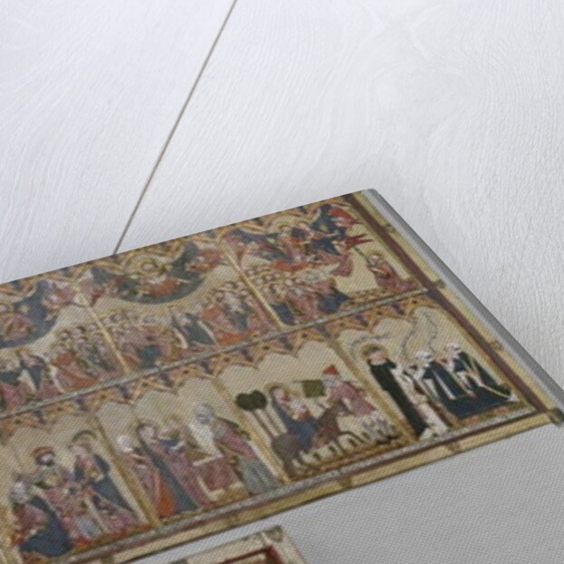 Retable and Frontal of the Life of Christ and the Virgin, Ayala Altarpiece, 1396 by Spanish School