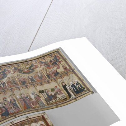 Retable and Frontal of the Life of Christ and the Virgin, Ayala Altarpiece, 1396 by Spanish School