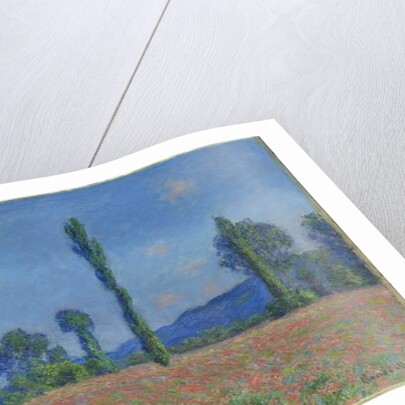 Poppy Field, Giverny, 1890-91 by Claude Monet