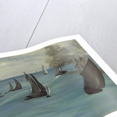 Steamboat Leaving Boulogne, 1864 by Edouard Manet