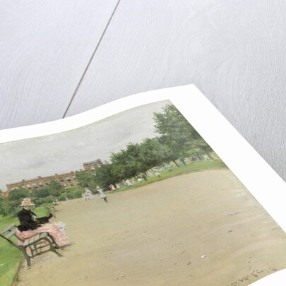 A City Park, c.1887 by William Merritt Chase