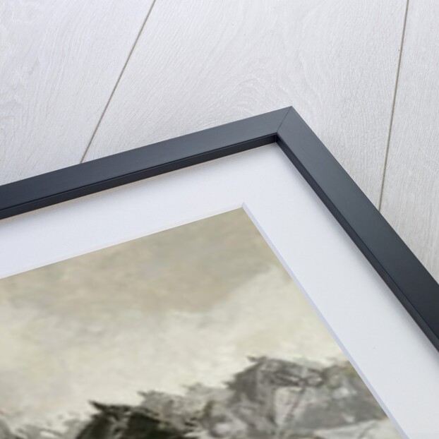 Rushing Red Lodges Passed through the Line, c.1900 by Frederic Remington