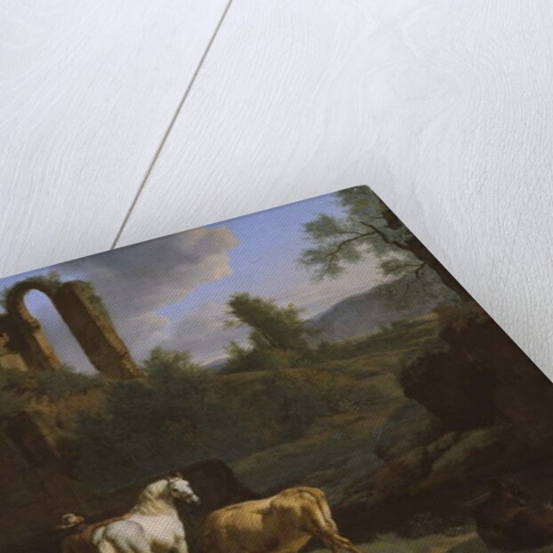 Pastoral Landscape with Ruins, 1664 by Adriaen van de Velde