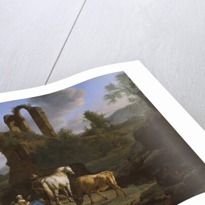 Pastoral Landscape with Ruins, 1664 by Adriaen van de Velde