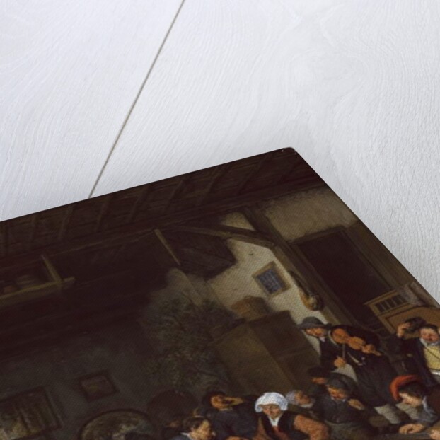 Merrymakers in an inn, 1674 by Adriaen Jansz. van Ostade