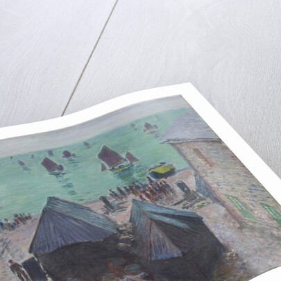 The Departure of the Boats, Étretat, 1885 by Claude Monet