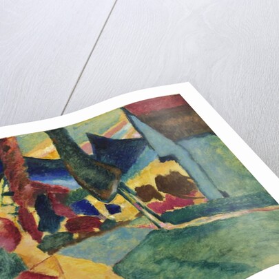 Landscape with Two Poplars, 1912 by Wassily Kandinsky