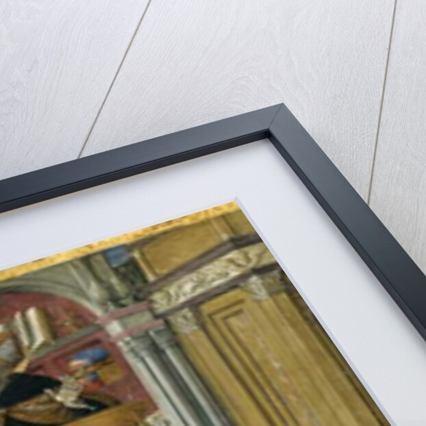 Saint Augustine's Vision of Saints Jerome and John the Baptist, 1476 by Matteo di Giovanni di Bartolo