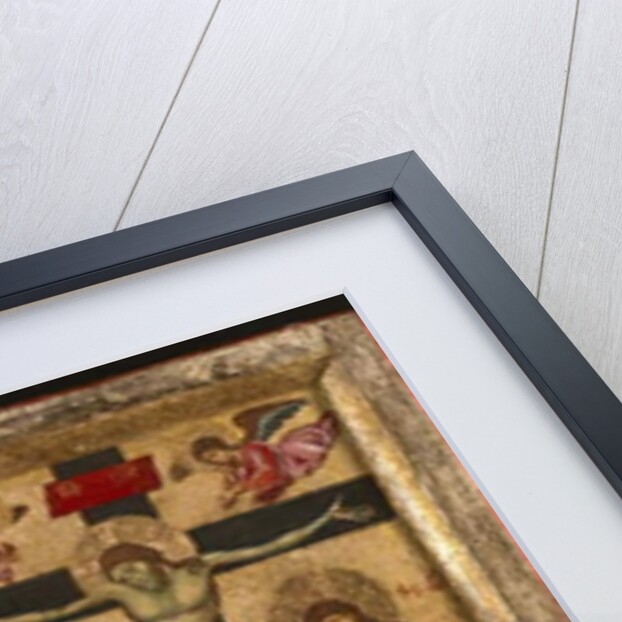 Diptych with the Virgin and Child Enthroned and the Crucifixion, 1275-80 by Levantine School