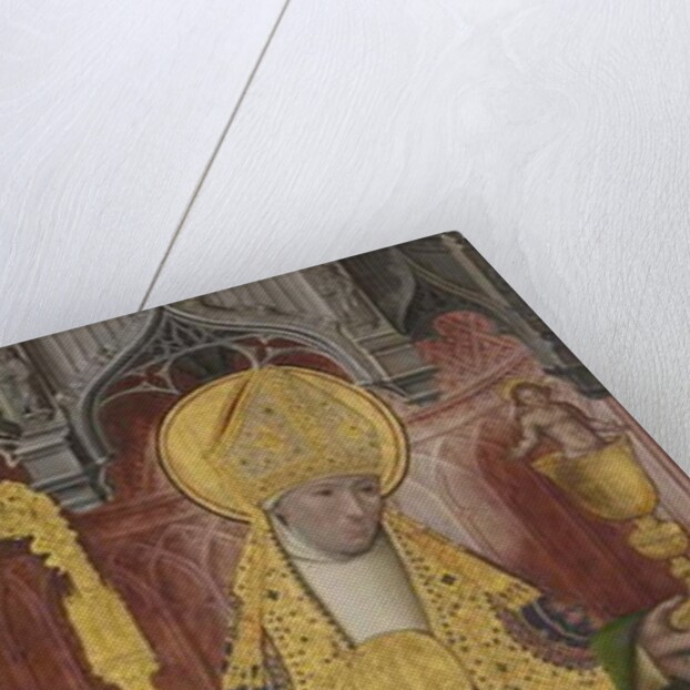 Altarpiece from Thuison-les-Abbeville: Saint Hugh of Lincoln, 1490-1500 by French School