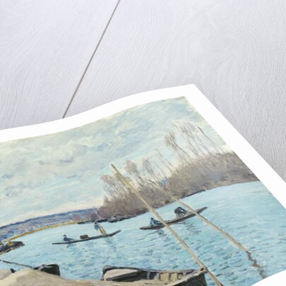 The Seine at Port-Marly, Piles of Sand, 1875 by Alfred Sisley