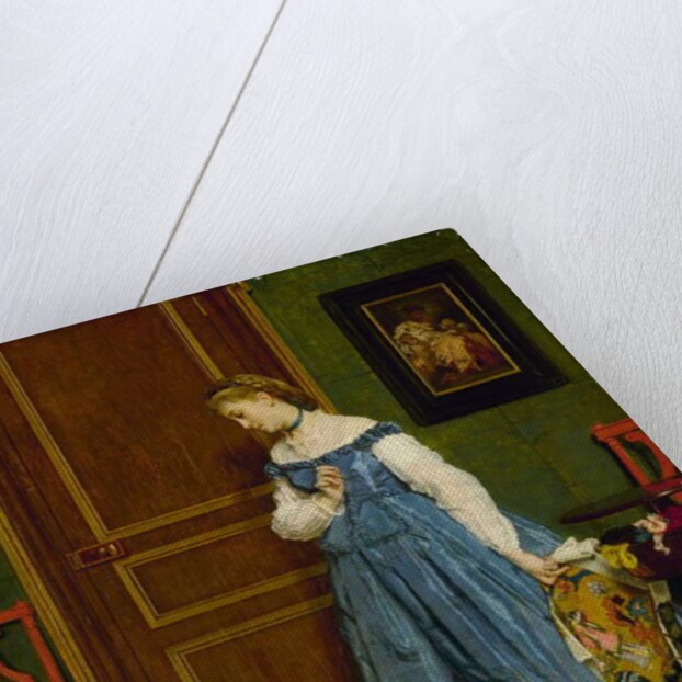 Hesitation, possibly Madame Monteaux, c.1867 by Alfred Emile Stevens