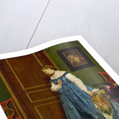 Hesitation, possibly Madame Monteaux, c.1867 by Alfred Emile Stevens