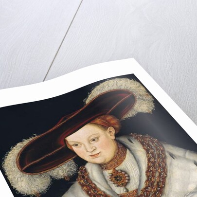 Portrait of Magdalena of Saxony, Wife of Elector Joachim II of Brandenburg, c.1529 by Lucas the Elder Cranach